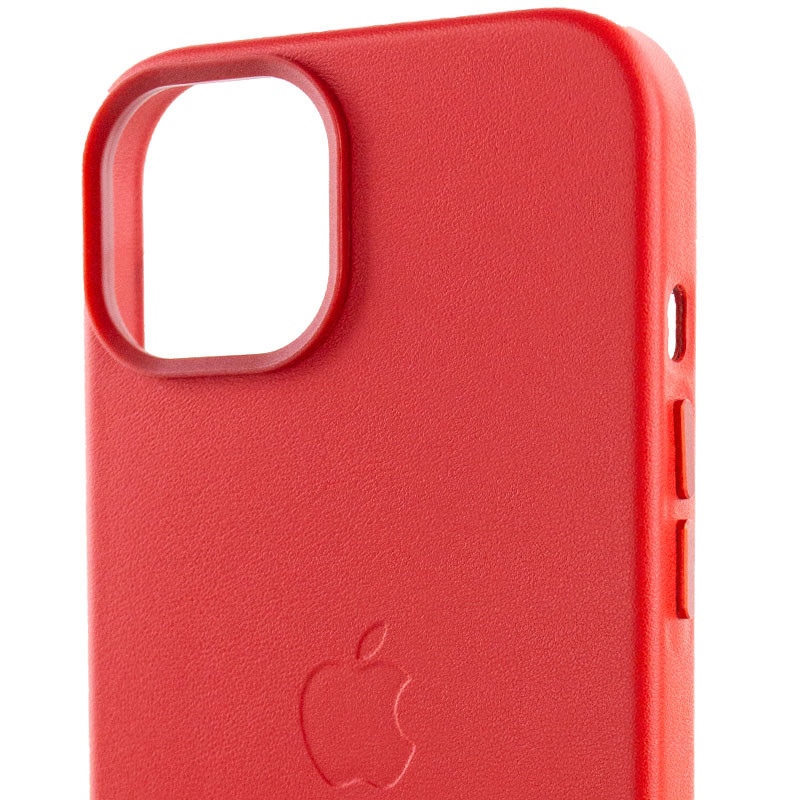 Кожаный чехол Leather Case (AA Plus) with Magnetic Fit для Apple iPhone 14 (6.1") Херсон - изображение 5
