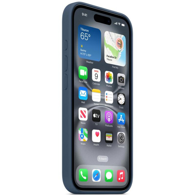 Чехол Silicone case (AAA) with Magsafe and Animation для Apple iPhone 16 (6.1") Херсон - изображение 8