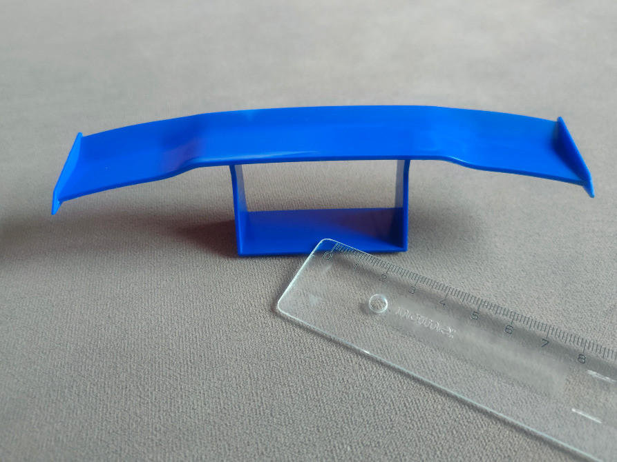 Мини Спойлер на авто Синий усиленный скотч Київ - зображення 1