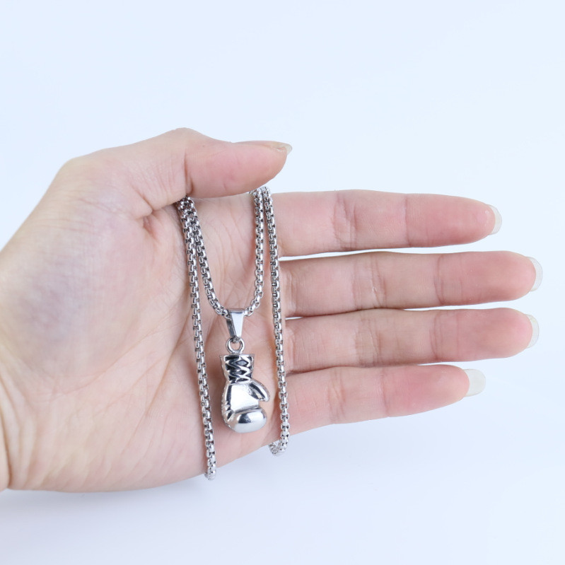 Брелок - Боксерская перчатка на ключе серебристый (код 00265) Київ - зображення 5