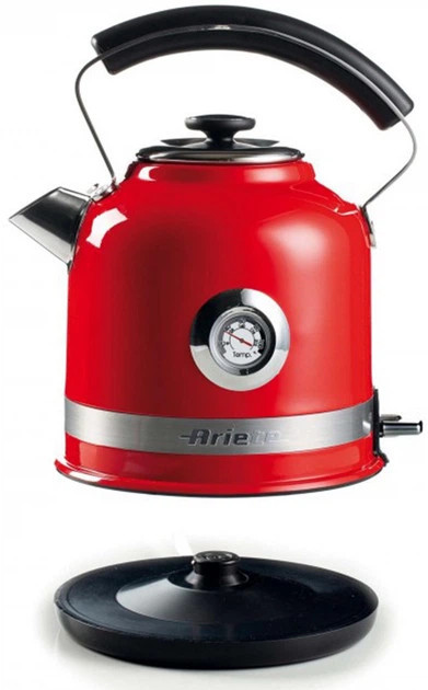 Электрочайник Ariete Moderna ART-2854 BKRD 1,7 л красный Київ - зображення 4