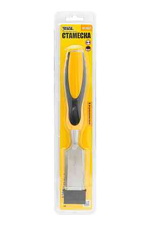 Стамеска ударная MASTERTOOL CrV 32 мм с двухкомпонентной ручкой 14-1532 Харків