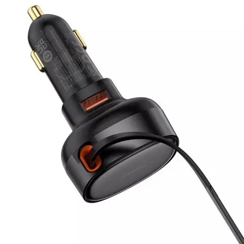 АЗУ Baseus Enjoyment Pro PD60W+QC3.0 with retractable cable (1USB-A/1C) (C000578) Херсон - изображение 6