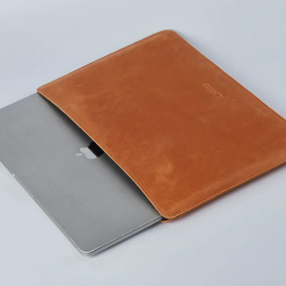 Чехол для ноутбука винтажный Incarne Gamma Plus MacBook Pro 14" 2021-2025 gamma-plus-cognac-vintage- Киев - изображение 6