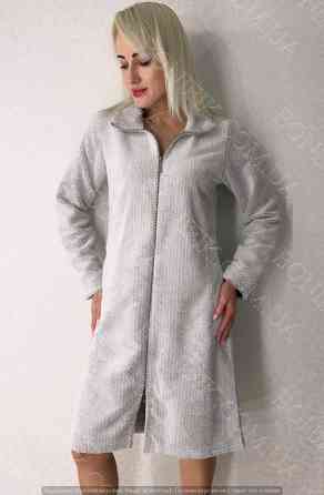 Женский домашний халат на молнии из мягкого велcофта "Assorty" (90203) (арт. 1634) Кривий Ріг