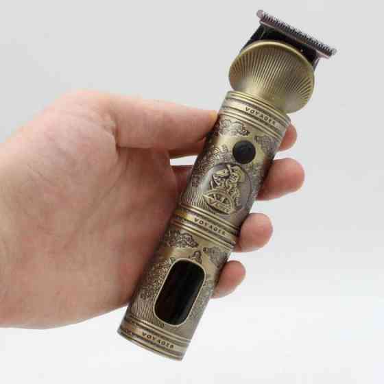 Машинка для стрижки аккумуляторная VGR V-106 золотистая Київ