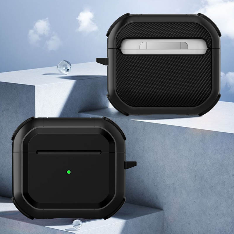 Уценка Футляр противоударный Black ed. для наушников Airpods 3 Херсон - зображення 2