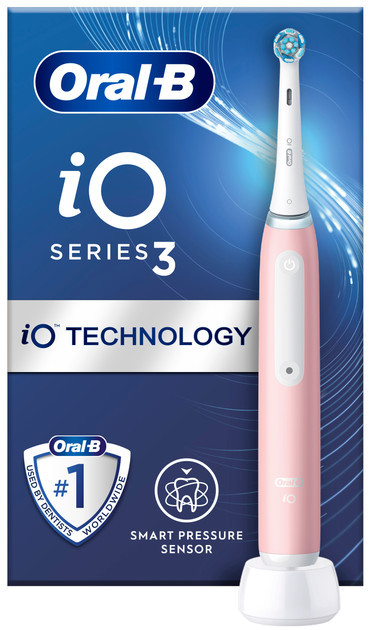 Электрическая зубная щетка Oral-B Braun Pink iO 3 iOG3-1A6-0 розовая Киев - изображение 2