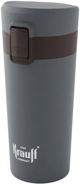 Термокружка Krauff 26-309-015 350 мл коричневий Київ - зображення 1