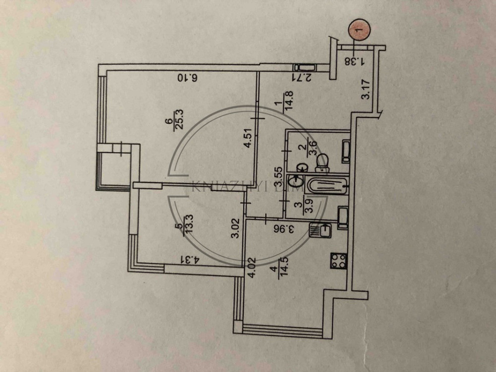Оренда 2-кімнатної квартири під офіс ЖК Венеція Код об'єкту 1419046 Киев - изображение 9