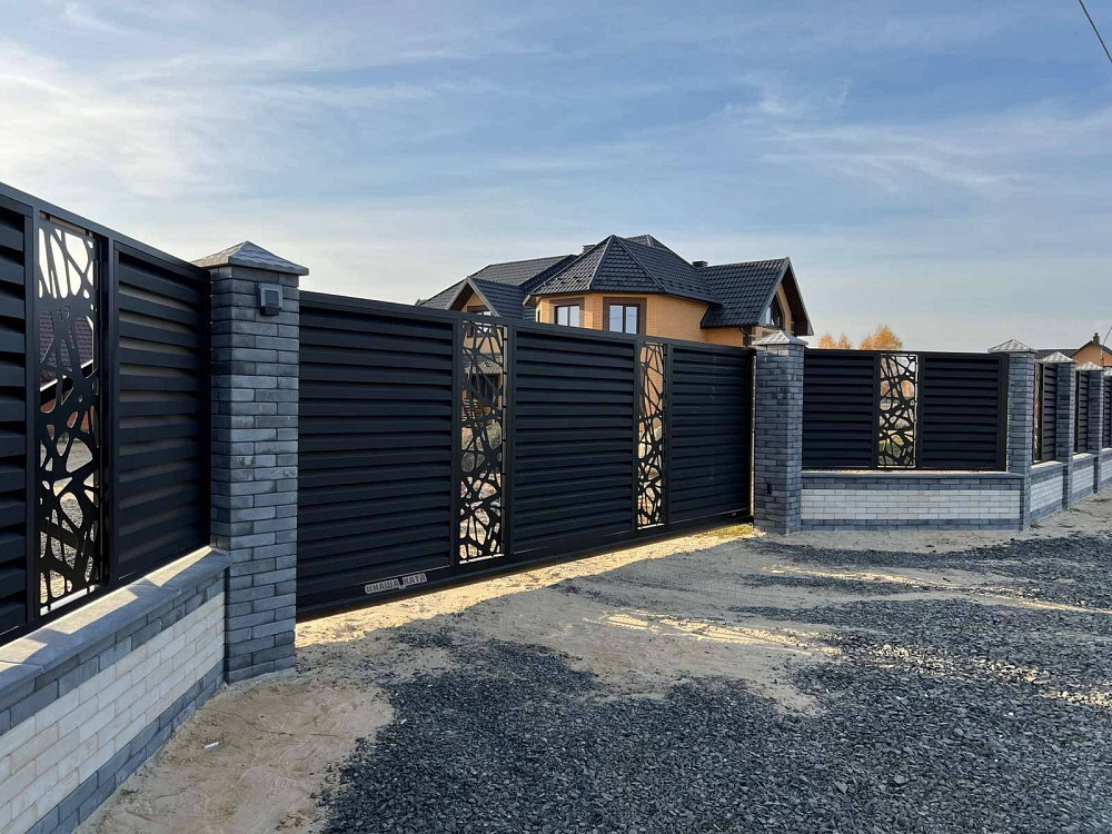 Металева огорожа - паркан від виробника Запорожье - изображение 5