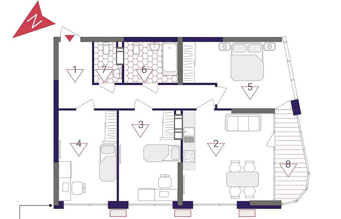 продажа 3-к квартира Киев, Дарницкий, 115000 $ Киев - изображение 12