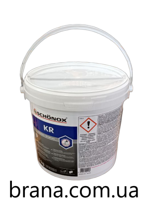 SCHONOX KR (AB) Двохкомпонентний епоксидний клей для плитки, 5кг Вишневе - зображення 1