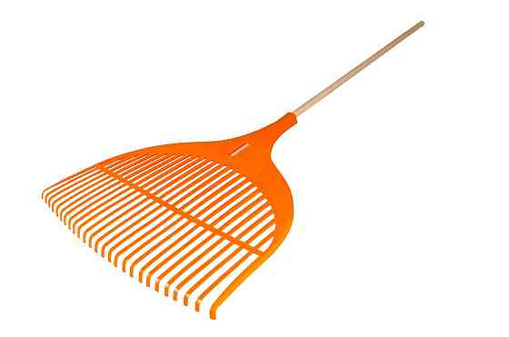 Грабли веерные пластиковые ГОСПОДАР 26 зубов 710х660 мм с черенком 92-1299 Харків