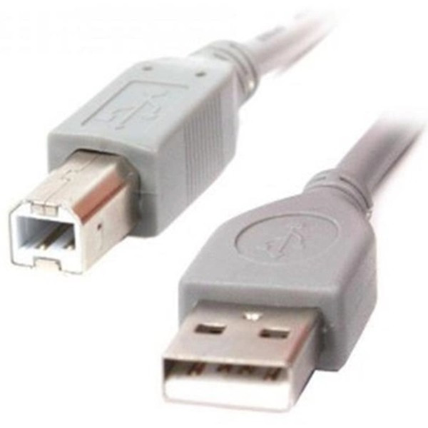 Кабель для принтера Cablexpert USB to USB Type-B V 2.0 (M/M) AM/BM 1.8 м Сірий (CCP-USB2-AMBM-6G) (К Харьков - изображение 2