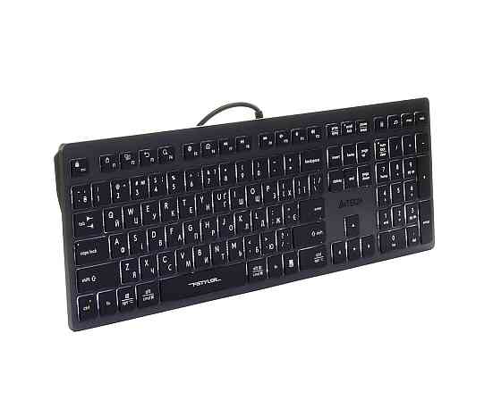 Клавиатура компьютерная проводная A4Tech FX60USB(Grey)Whitebacklit серая Київ