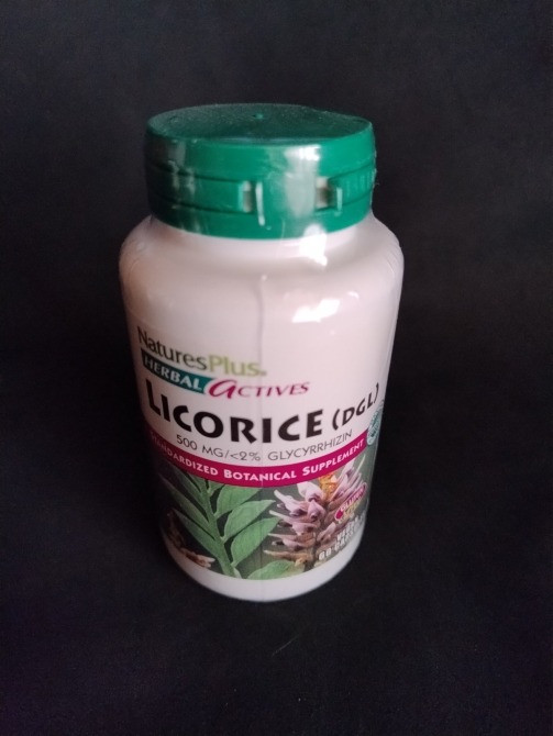 NaturesPlus, Herbal Actives, солодка, 500 мг, 60 капсул Дніпро - зображення 1