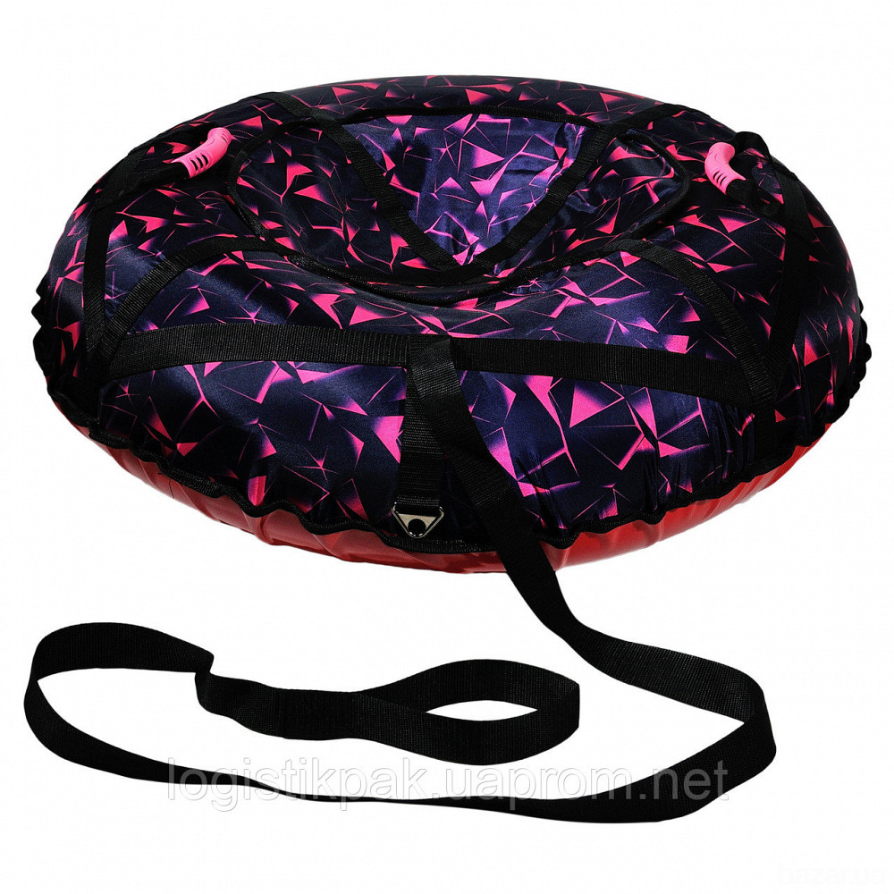 Тюбинг-санки "Розовый лед" 100 см Оксфорд Харьков - изображение 2