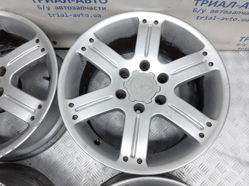 Диски титан комплект R18 Mitsubishi Pajero Sport K9 2.5 DIESEL 4D56 1996 (б/у) Киев - изображение 3