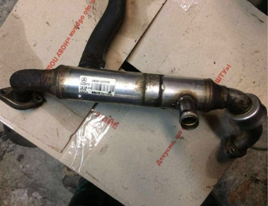 Б/у охладитель выхлопных газов A6391400375 Mitsubishi Colt, Smart ForFour,1.5cdi Кропивницкий - изображение 1