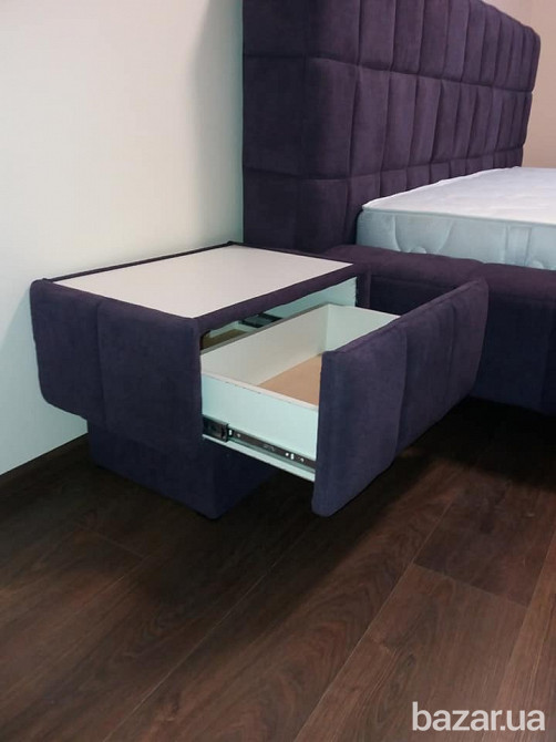 шкіряне ліжко з підйомним механізмом Chocolate Львов - изображение 3