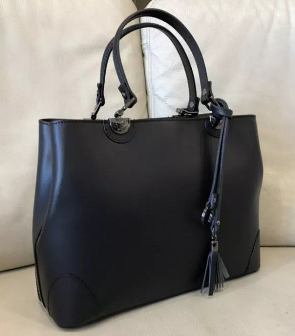 Біла сумка жіноча середня шкіряна каркасна Genuine Leather TS000056 Луцьк - зображення 2