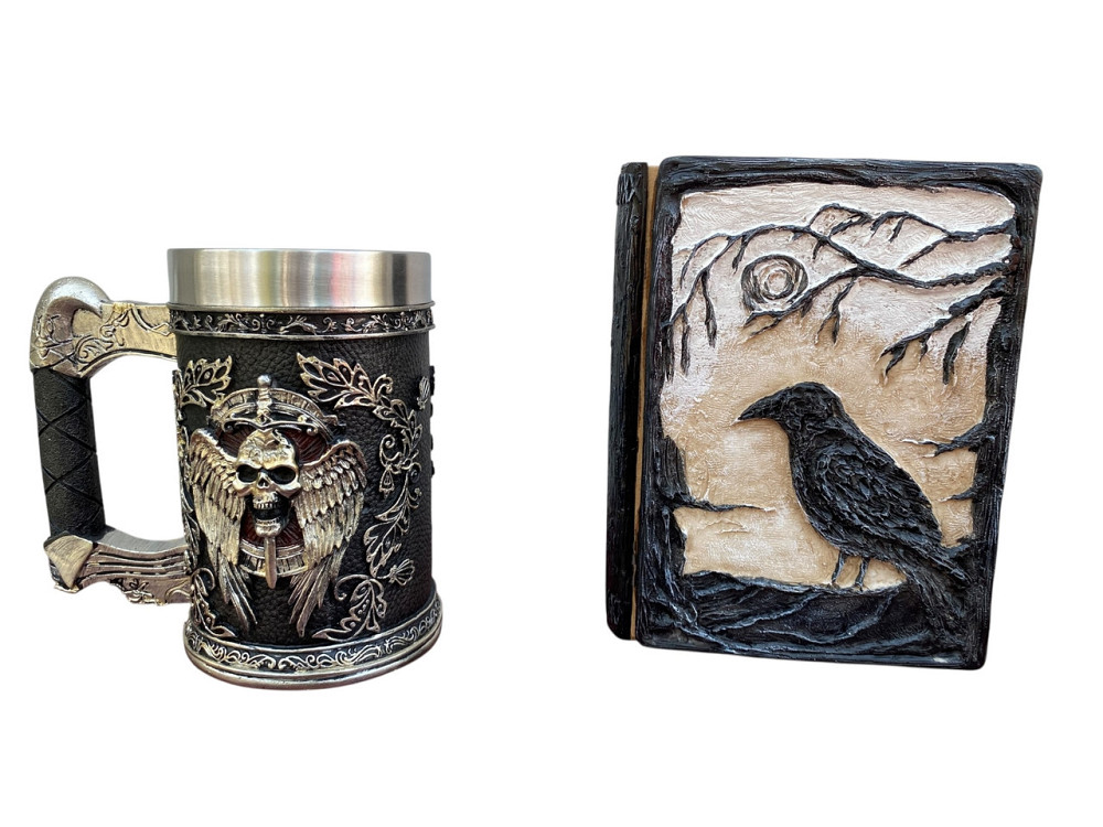 Подарочный набор Кружка 3 Меч в Черепе и Блокнот 3 «Тень Ворона» Київ - зображення 1