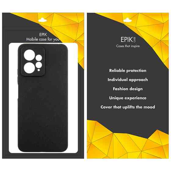 Чехол TPU Epik Black Full Camera для Xiaomi Redmi Note 12 4G Херсон