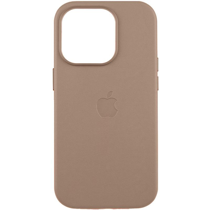 Кожаный чехол Leather Case (AAA) with MagSafe and Animation для Apple iPhone 15 (6.1") Херсон - зображення 1