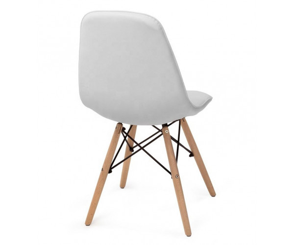 Стілець Тауер Софт біла екошкіра Дніпро - зображення 3