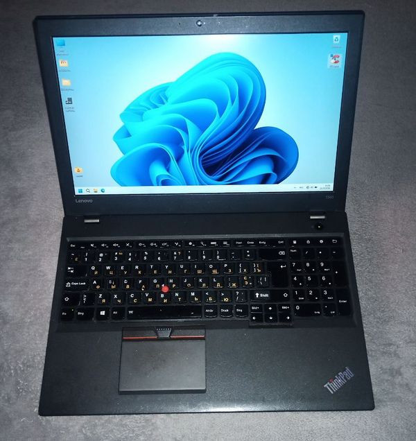 Ноутбук Lenovo ThinkPad T560 Сенсорный Київ - зображення 2