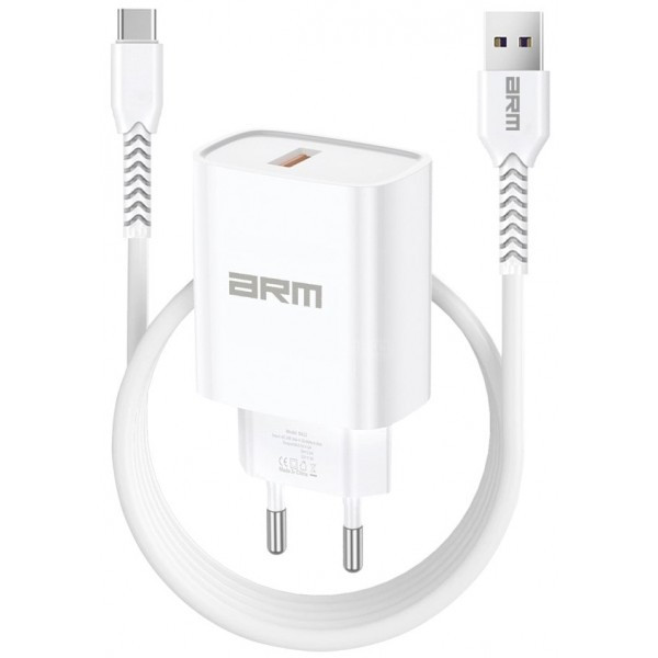 Мережевий зарядний пристрій ArmorStandart AR012 1хUSB 24W with Type-C cable White (ARM69893) (Код то Харьков - изображение 5