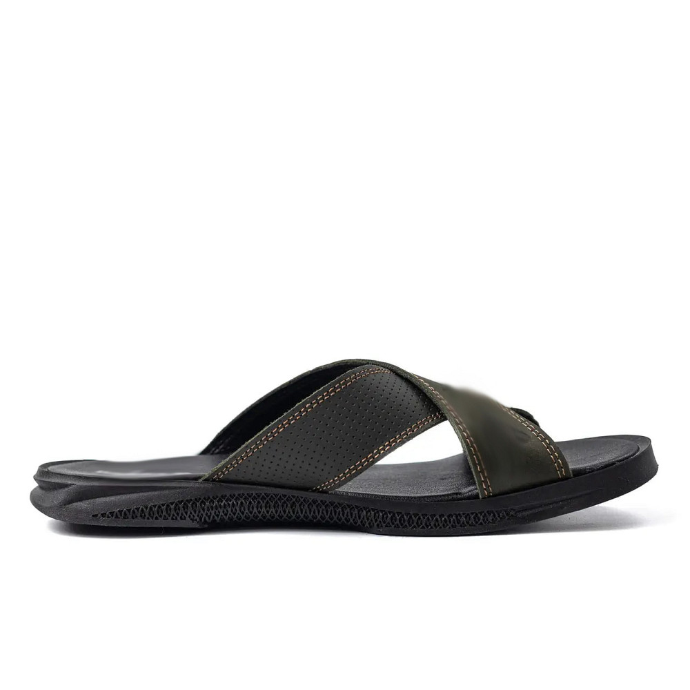 Мужские кожаные  летние шлепанцы-сланцы Київ - зображення 3