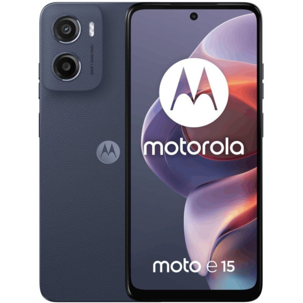 Смартфон Motorola Moto E15 2/64GB Denim Blue (No Adapter) Global (PB6S0021PL) UA (Код товару:42396) Харьков - изображение 1