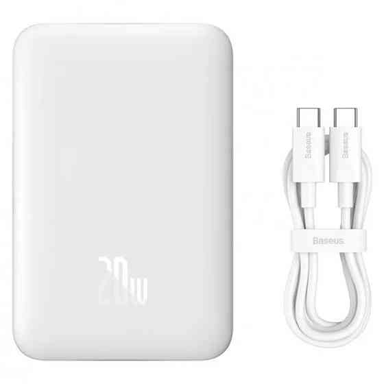 Портативное ЗУ Power Bank Baseus Magnetic Mini 20W c БЗУ 10000 mAh (PPCX070001) Херсон