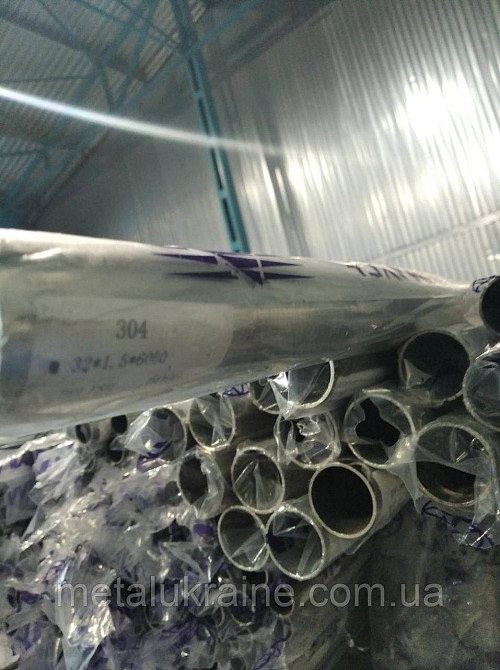 Труба нержавеющая полированная 32х1,5мм  AISI 304 (VINMAY) Київ - зображення 4