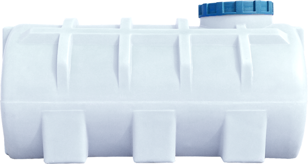 Емкость 500 л горизонтальная ГО ПБ белая Київ - зображення 3