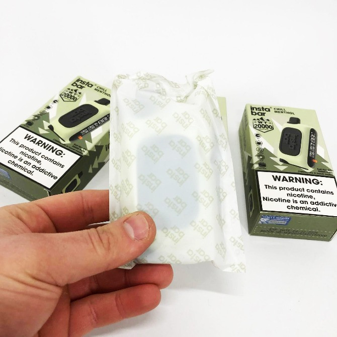 • Холодний Ментол • Сигарета InstaBar WT 20000 тяг Київ - зображення 5