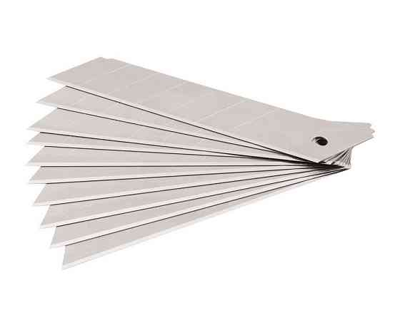 Лезвие для строительного ножа MASTERTOOL 25 мм 6 сегментов набор 10 шт 17-0543 Харків