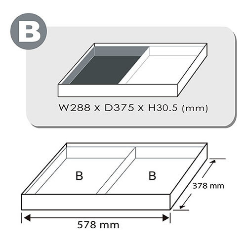 Набор головок ударных 1/2" 8-32мм 29ед. (в ложементе, тип В) TOPTUL GEB2902 Харків - зображення 2