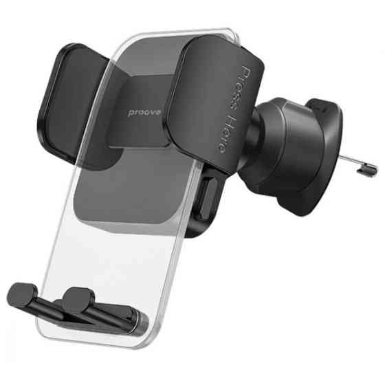 Автомобільний тримач Proove Crystal Clamp Plus Air Outlet Car Mount Black (CHCCP0000001) (Код товару Харків
