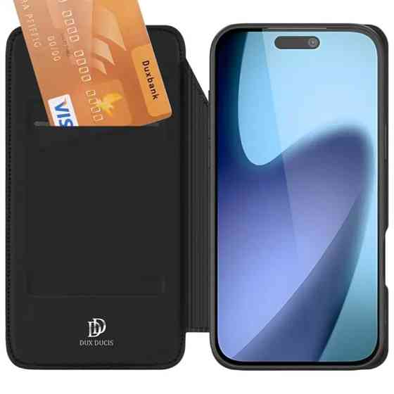 Чехол-книжка Dux Ducis с карманом для визиток для Apple iPhone 17 (6.3") Херсон