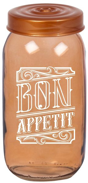 Банка для зберігання Herevin Gold Rose 172541-145-6816195 1000 мл Київ - зображення 1