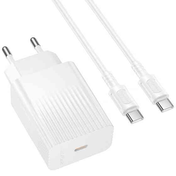 СЗУ Borofone BAS75A Source PD30W (1USB-C) + кабель Type-C to Type-C Херсон