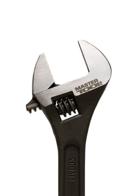 Ключ разводной MASTERTOOL 200 мм 0-25 мм CrV фосфатированный 76-0222 Харьков - изображение 2