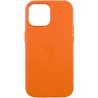 Кожаный чехол Leather Case (AAA) with MagSafe and Animation для Apple iPhone 14 (6.1") Херсон