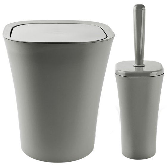 Набор для ванной комнаты Planet Papillon 2 предмета серый Киев