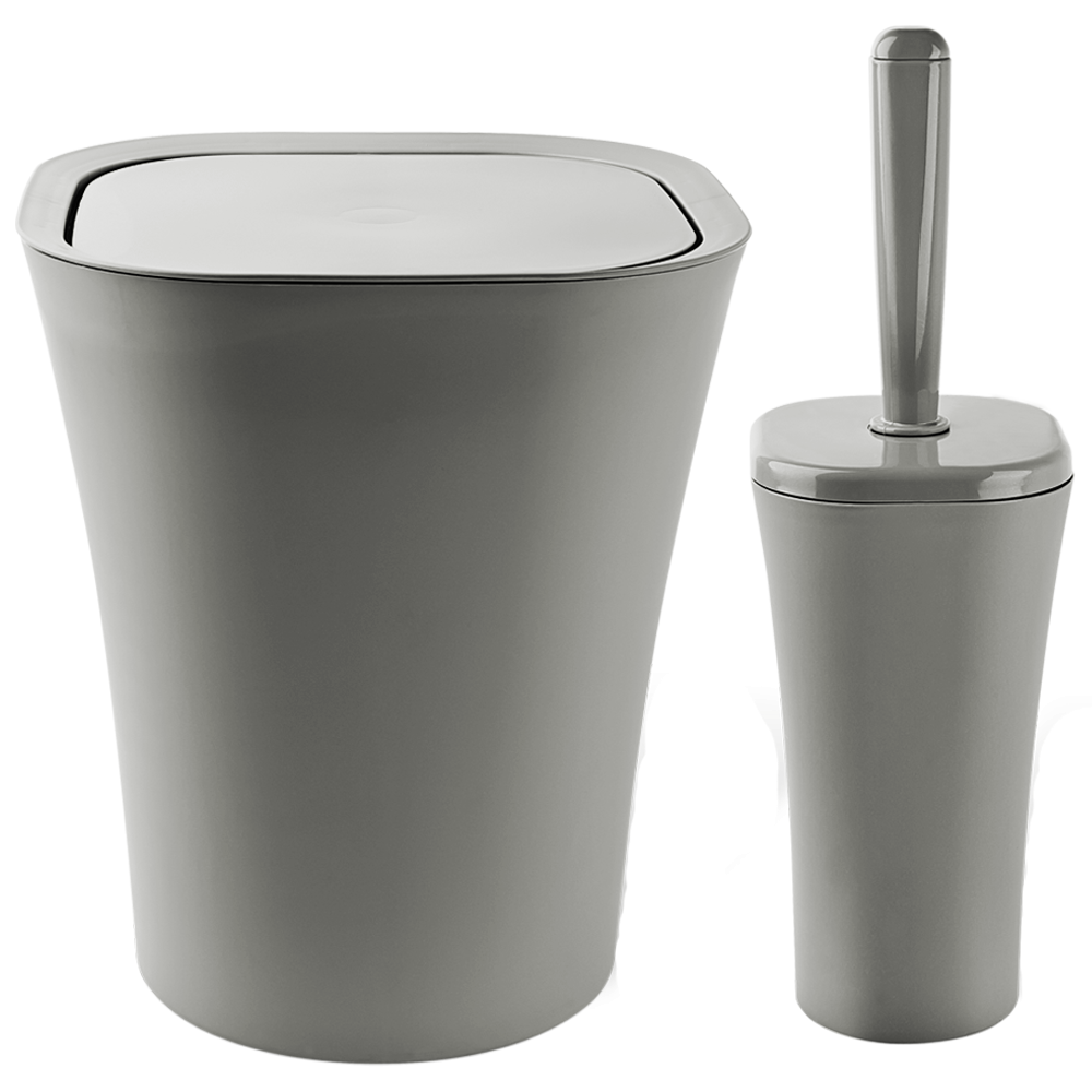 Набор для ванной комнаты Planet Papillon 2 предмета серый Киев - изображение 1