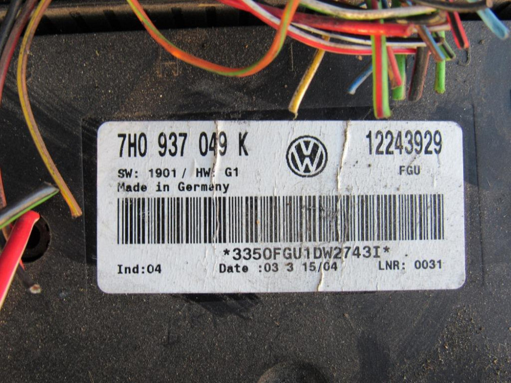 Блок комфорта VW T5 2003-2015 (7H0937049K) Ковель - изображение 3