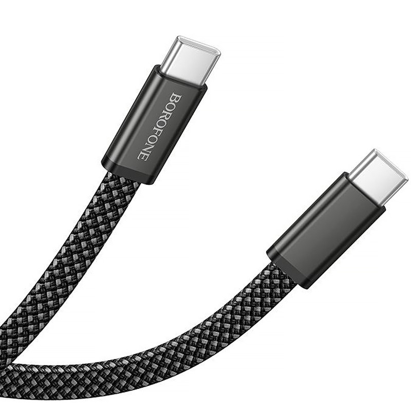 Дата кабель Borofone BX124 Peace Type-C to Type-C 60W (1m) Херсон - зображення 5